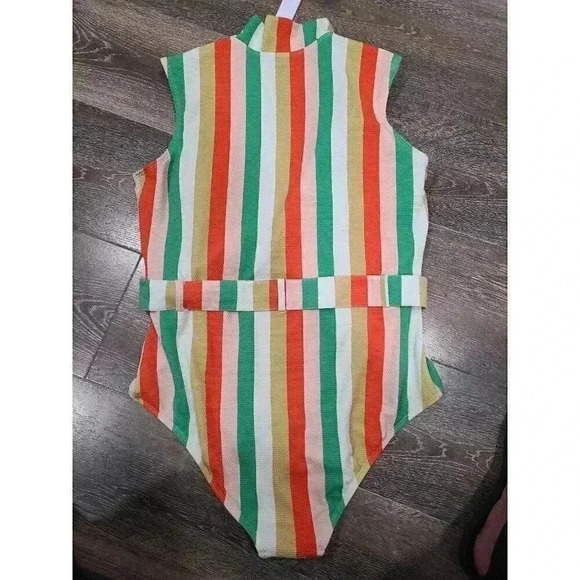 Kingdom & State multi Stripe One piece suit size 1X - Picture 5 of 5